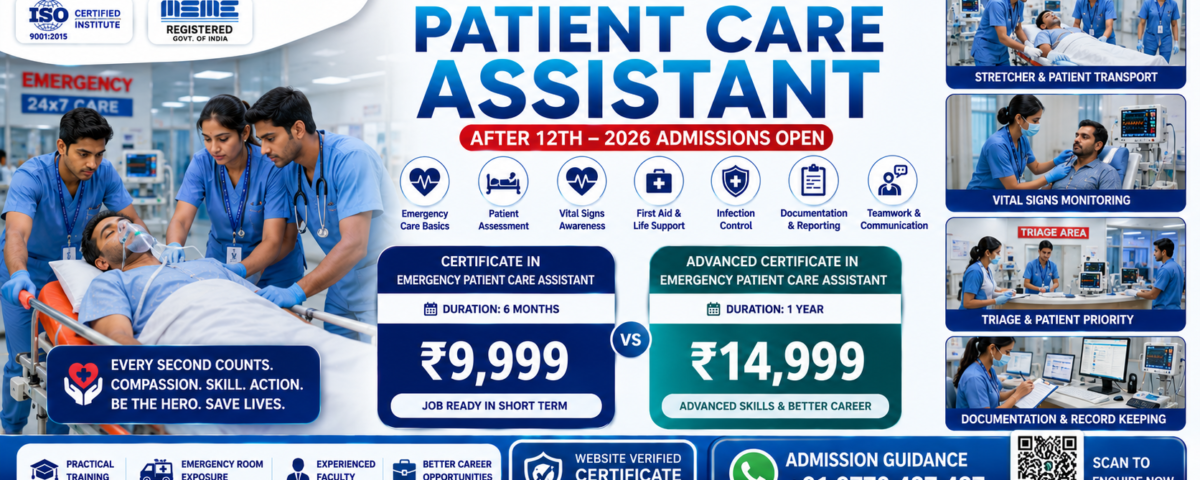 Emergency Patient Care Assistant Course After 12th 2026 Fee Duration Eligibility ATAL Institute
