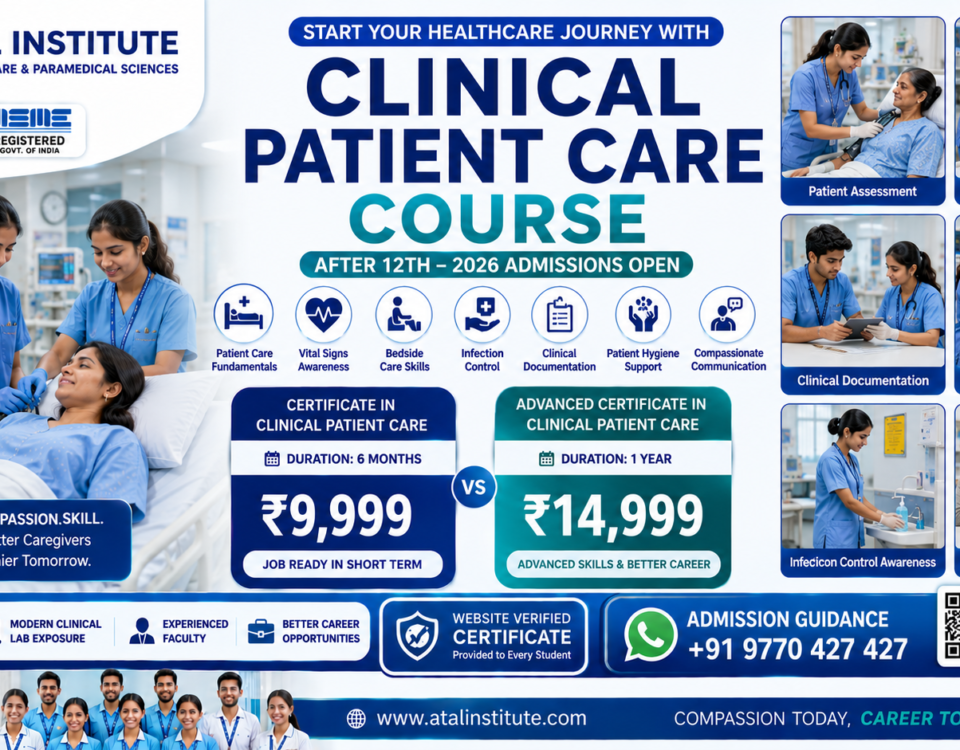 Clinical Patient Care Course After 12th 2026 Fee Duration Eligibility ATAL Institute