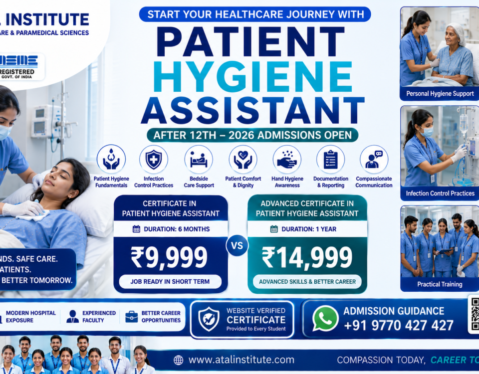 Patient Hygiene Assistant Course After 12th 2026 Fee Duration Eligibility ATAL Institute
