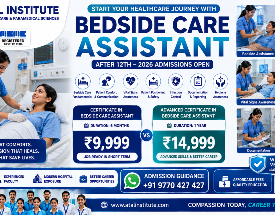 Bedside Care Assistant Course After 12th 2026 Fee Duration Eligibility ATAL Institute