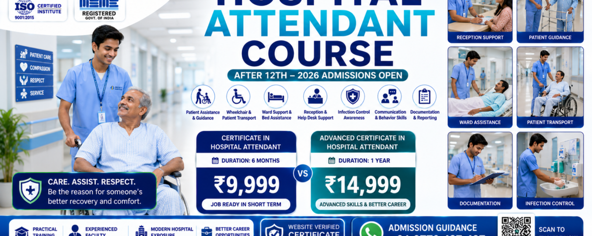 Hospital Attendant Course After 12th 2026 Fee Duration Eligibility ATAL Institute