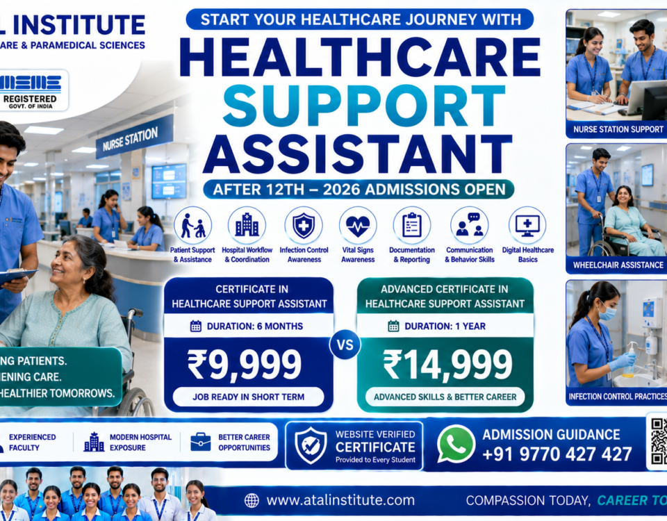 Healthcare Support Assistant Course After 12th 2026 ATAL Institute