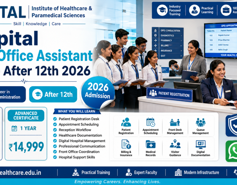 Hospital Front Office Assistant Course After 12th 2026 Fee Duration Eligibility ATAL Institute