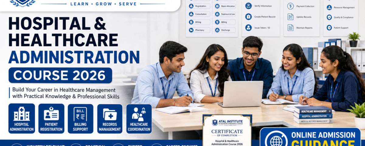 Hospital and Healthcare Administration Course Fees 2026 Basic Advanced duration admission details at ATAL Institute