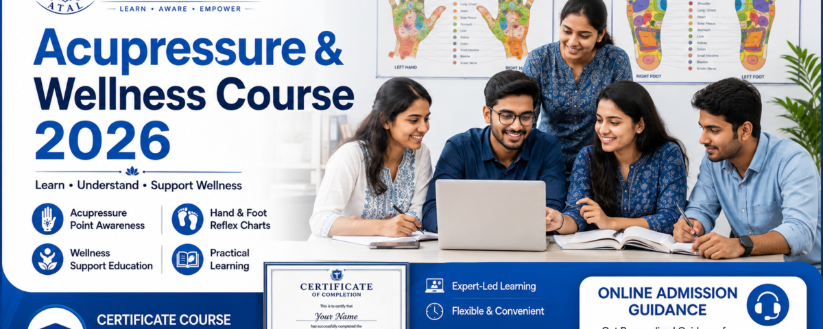 Acupressure and Wellness Course 2026 fees eligibility subjects and admission at ATAL Institute