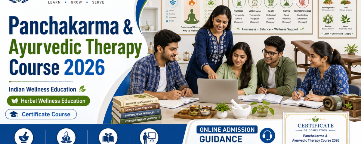 Panchakarma and Ayurvedic Therapy Course Fees 2026 Basic Advanced duration admission details at ATAL Institute