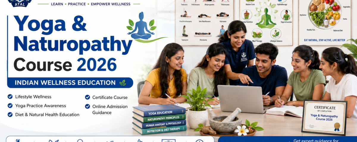 Yoga and Naturopathy Course 2026 fees eligibility subjects and admission at ATAL Institute