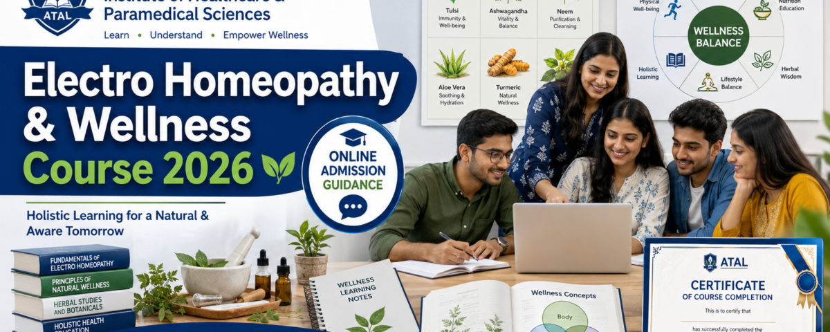 Electro Homeopathy and Wellness Course 2026 fees eligibility subjects and admission at ATAL Institute