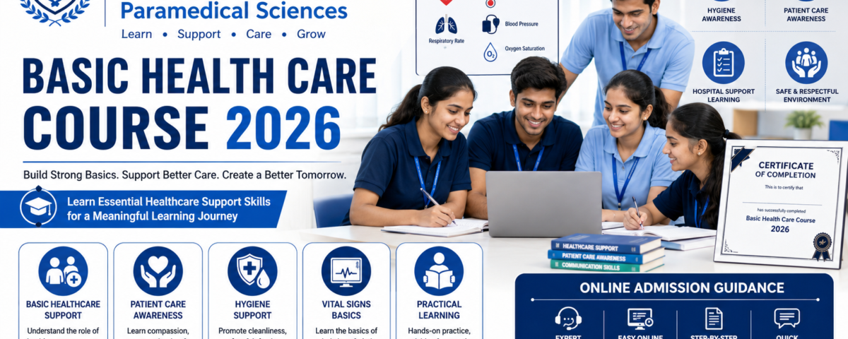 Basic Health Care Course 2026 fees eligibility subjects and admission at ATAL Institute