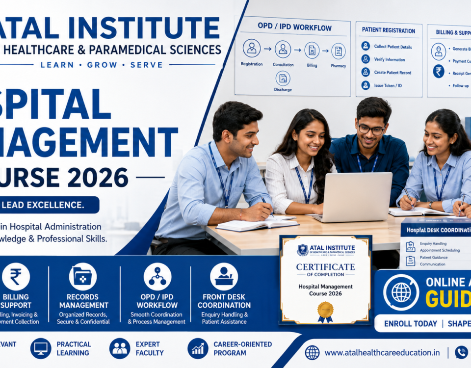 Hospital Management Course 2026 fees eligibility subjects and admission at ATAL Institute