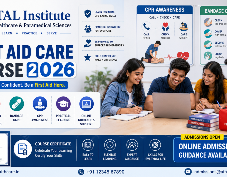 First Aid Care Course 2026 fees eligibility subjects and admission at ATAL Institute