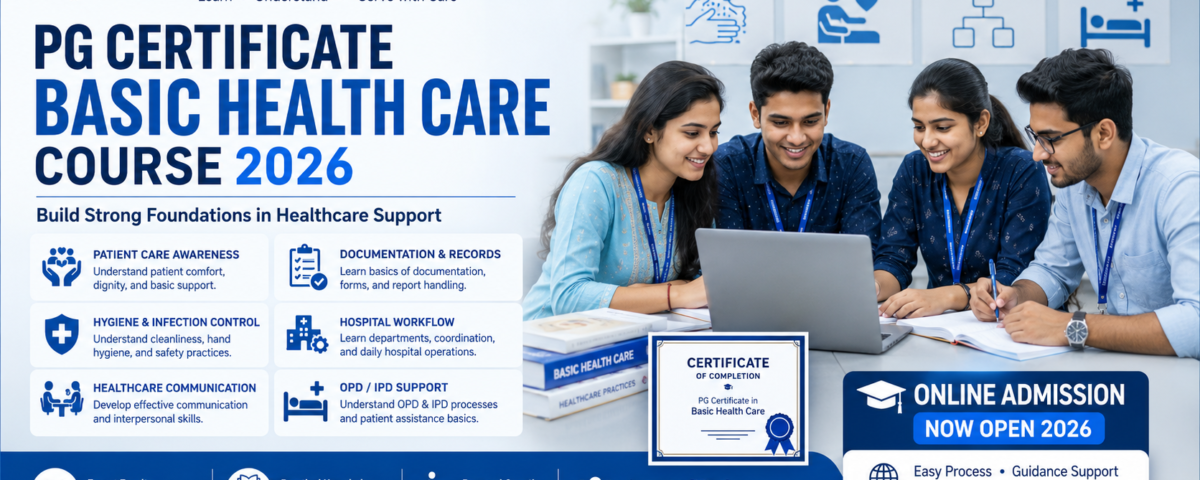 PG Certificate Basic Health Care Course 2026 fees eligibility subjects and admission at ATAL Institute