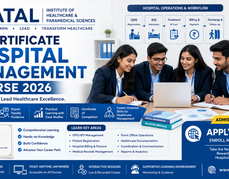 PG Certificate Hospital Management Course 2026 fees eligibility subjects and admission at ATAL Institute