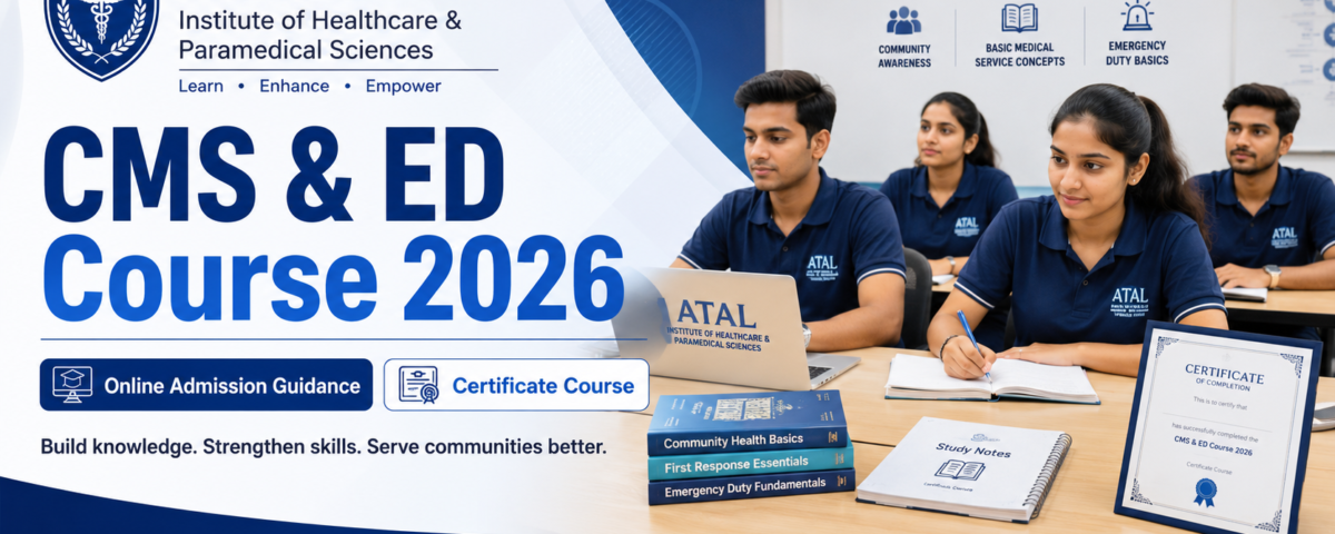 CMS and ED Course 2026 fees eligibility duration and online admission at ATAL Institute