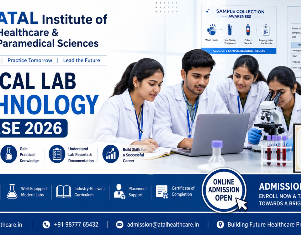 Medical Lab Technology Course Fees 2026 Basic Advanced duration admission details at ATAL Institute