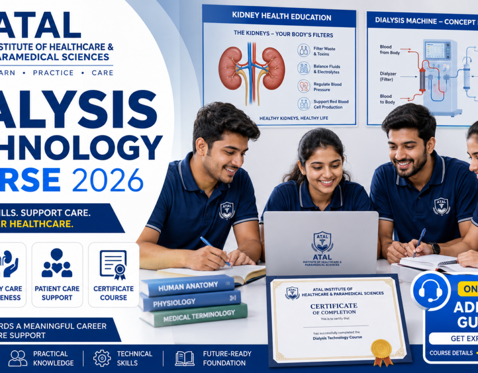 Dialysis Technology Course After 12th 2026 fees eligibility duration career scope at ATAL Institute