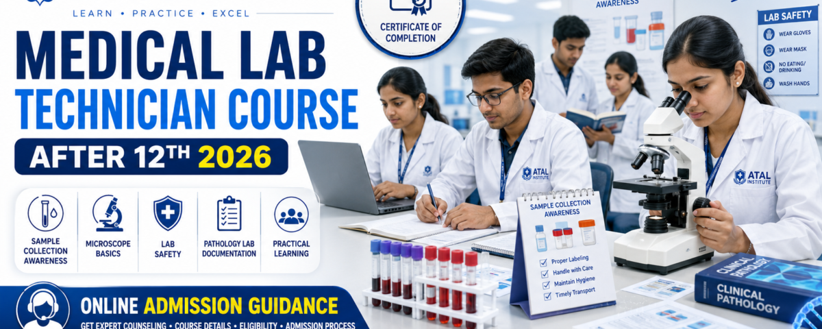 Medical Lab Technician Course After 12th 2026 fees eligibility subjects and admission at ATAL Institute
