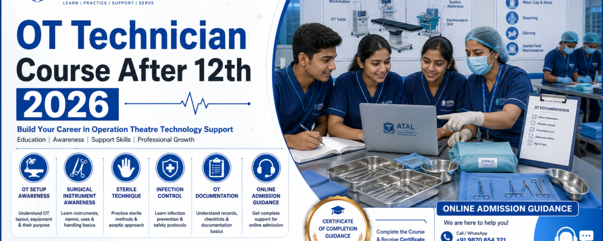 OT Technician Course After 12th 2026 fees eligibility subjects and admission at ATAL Institute