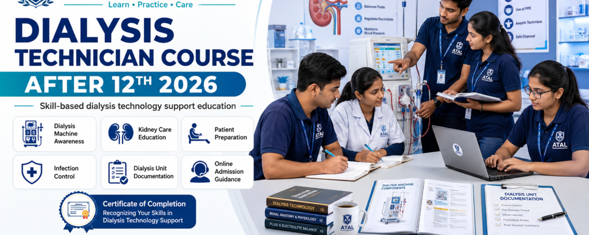Dialysis Technician Course After 12th 2026 fees eligibility subjects and admission at ATAL Institute