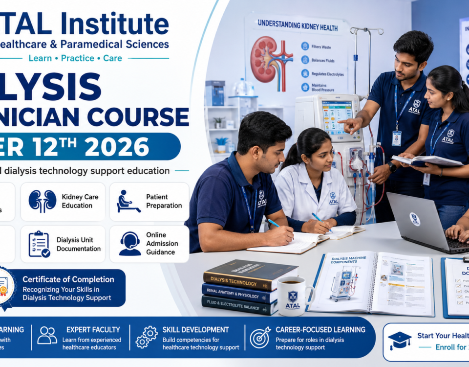 Dialysis Technician Course After 12th 2026 fees eligibility subjects and admission at ATAL Institute