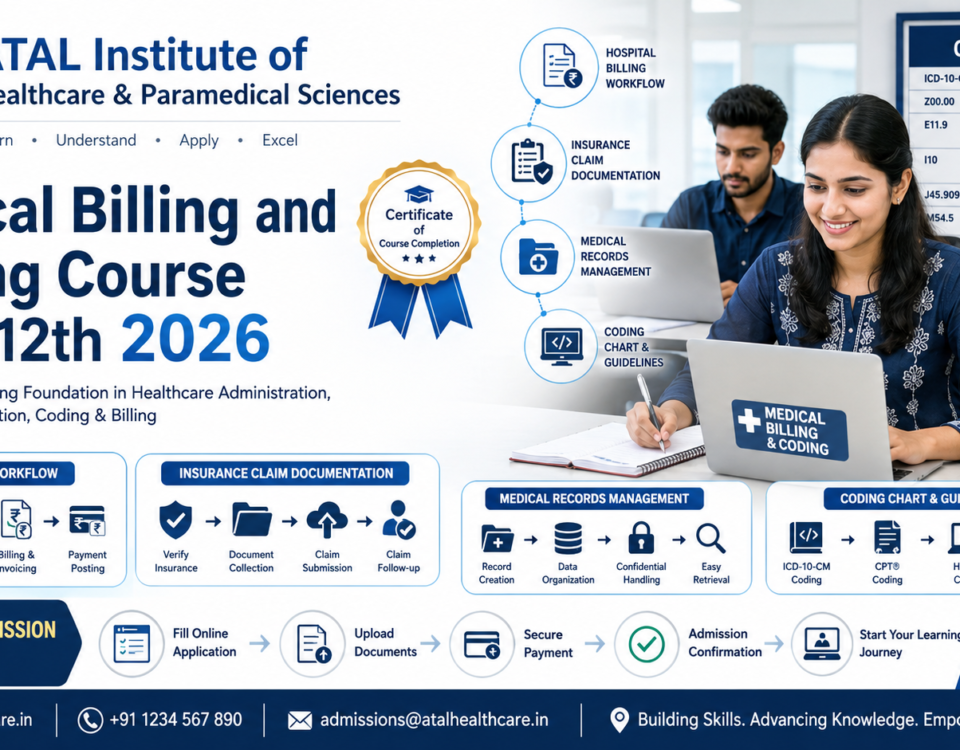 Medical Billing and Coding Course After 12th 2026 fees eligibility subjects and admission at ATAL Institute