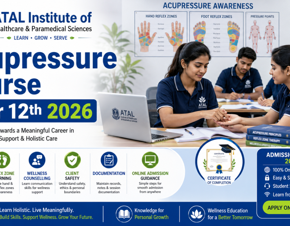 Acupressure Course After 12th 2026 fees eligibility subjects and admission at ATAL Institute