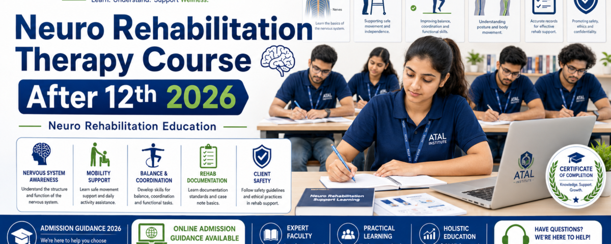 Neuro Rehabilitation Therapy Course After 12th 2026 fees eligibility subjects and admission at ATAL Institute