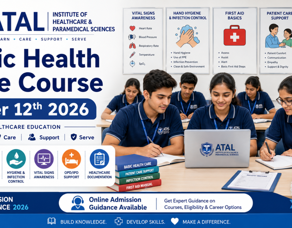Basic Health Care Course After 12th 2026 fees eligibility subjects and admission at ATAL Institute