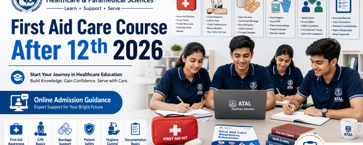First Aid Care Course After 12th 2026 fees eligibility subjects and admission at ATAL Institute