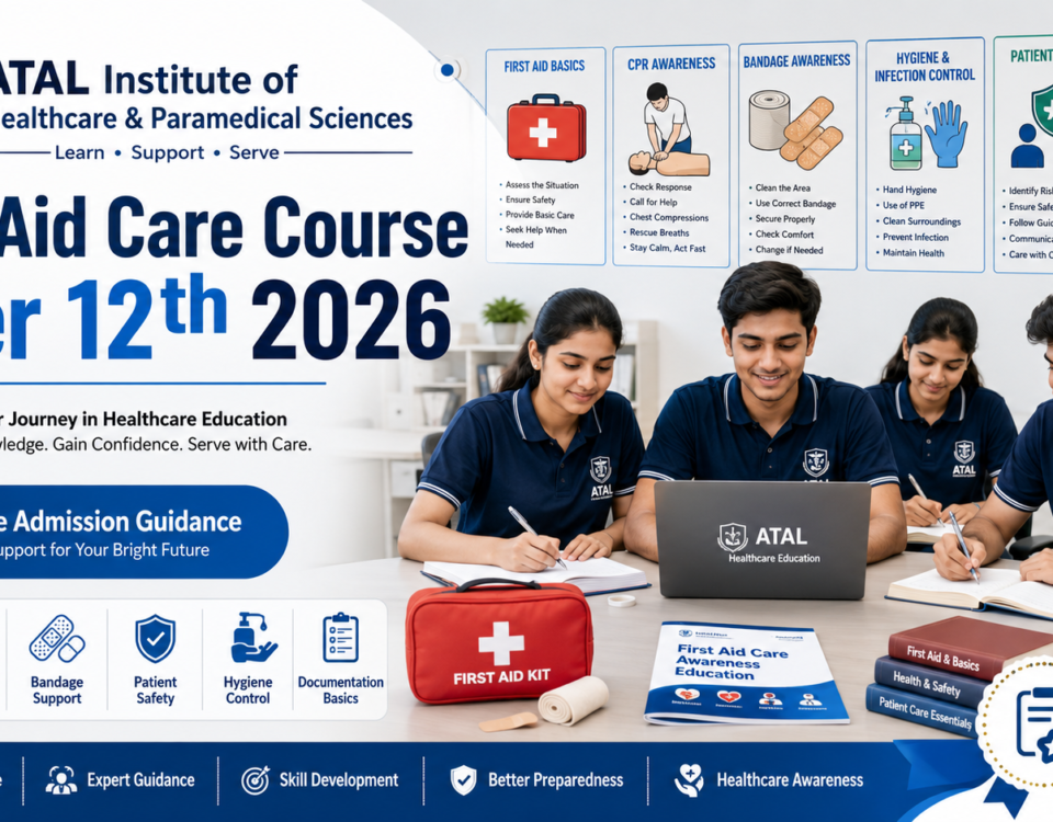 First Aid Care Course After 12th 2026 fees eligibility subjects and admission at ATAL Institute