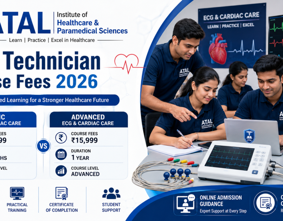 ECG Technician Course Fees 2026 Basic vs Advanced duration eligibility and admission at ATAL Institute
