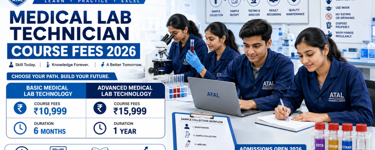 Medical Lab Technician Course Fees 2026 Basic vs Advanced duration eligibility and admission at ATAL Institute