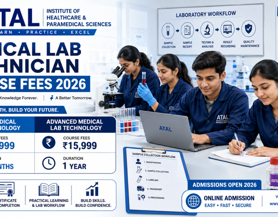 Medical Lab Technician Course Fees 2026 Basic vs Advanced duration eligibility and admission at ATAL Institute