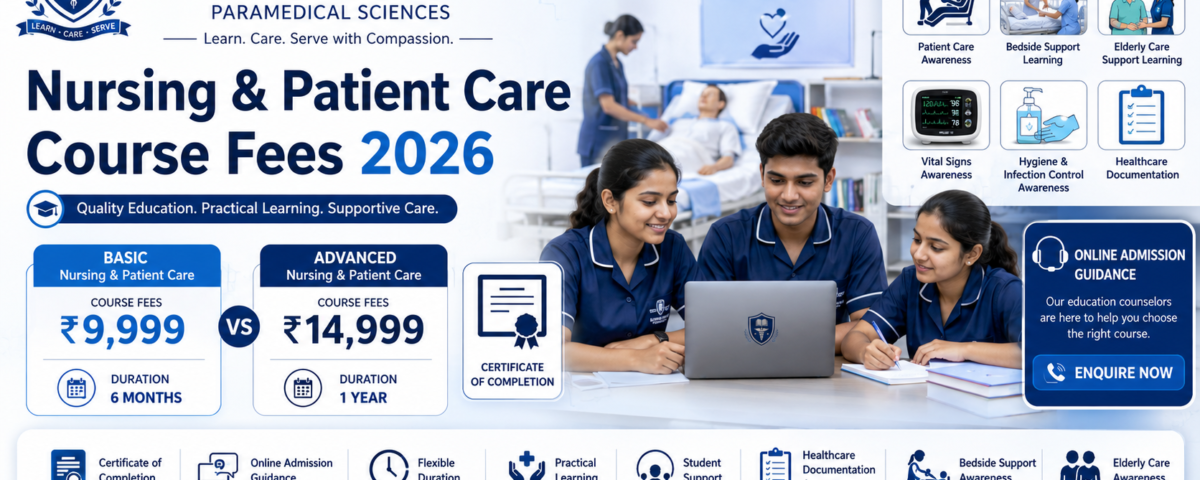 Nursing and Patient Care Course Fees 2026 Basic vs Advanced duration eligibility and admission at ATAL Institute