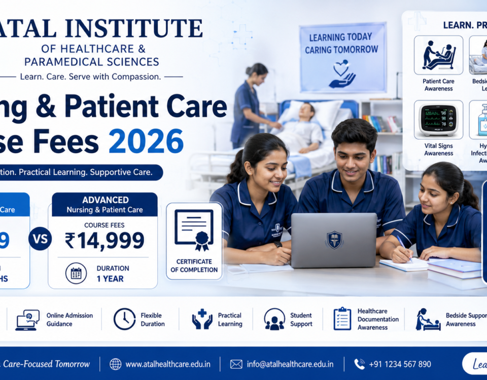 Nursing and Patient Care Course Fees 2026 Basic vs Advanced duration eligibility and admission at ATAL Institute