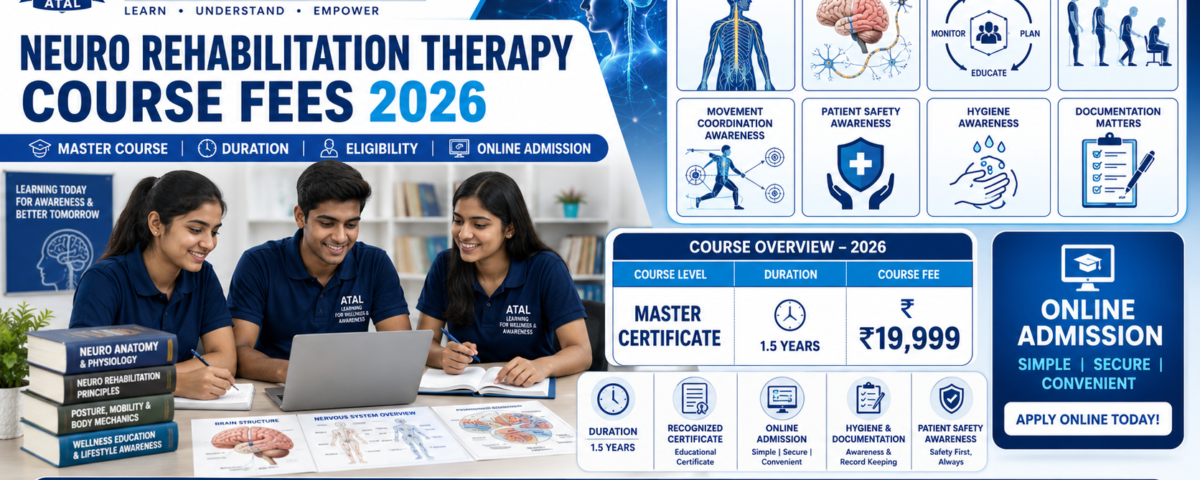Neuro Rehabilitation Therapy Course Fees 2026 Master Certificate duration eligibility and admission at ATAL Institute