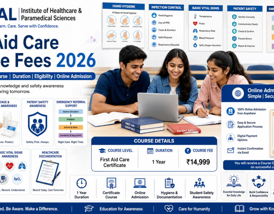 First Aid Care Course Fees 2026 1 Year Certificate duration eligibility subjects and admission at ATAL Institute