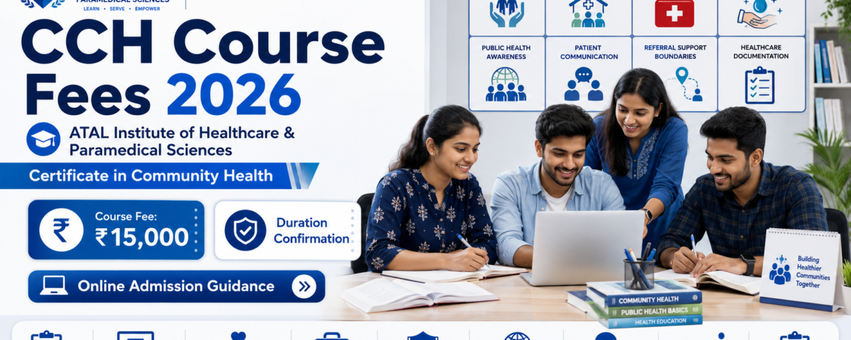 CCH Course Fees 2026 Certificate in Community Health eligibility duration subjects and admission at ATAL Institute