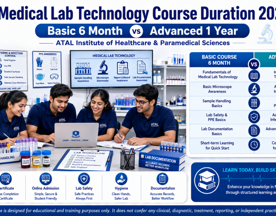 Medical Lab Technology Course Duration 2026 Basic vs Advanced eligibility subjects and admission at ATAL Institute