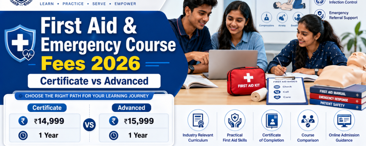 First Aid and Emergency Course Fees 2026 Certificate vs Advanced duration eligibility and admission at ATAL Institute