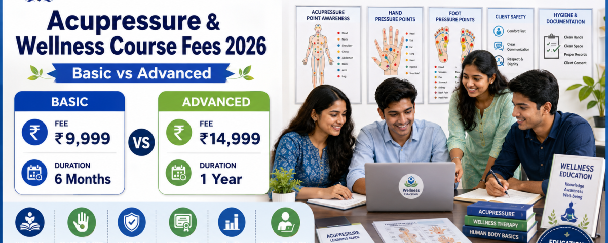 Acupressure and Wellness Course Fees 2026 Basic vs Advanced duration eligibility and admission at ATAL Institute