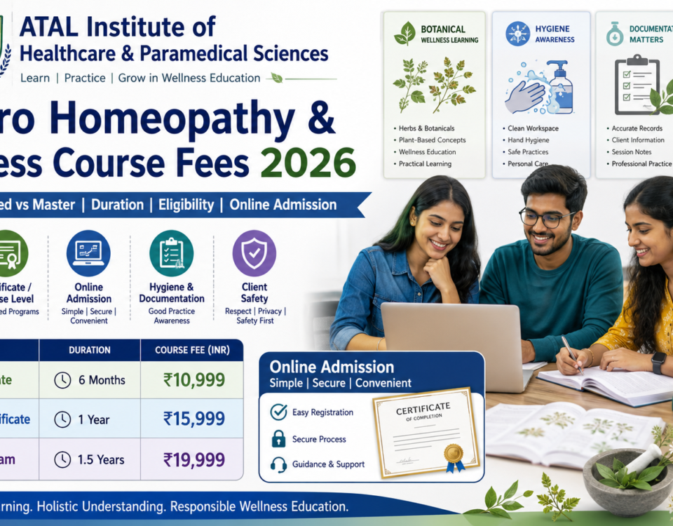 Electro Homeopathy and Wellness Course Duration 2026 Basic Advanced Master Eligibility Subjects Admission Process