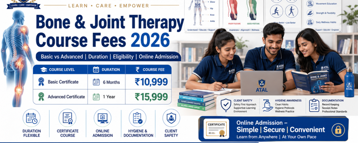 Bone and Joint Therapy Course Fees 2026 Basic vs Advanced duration eligibility and admission at ATAL Institute