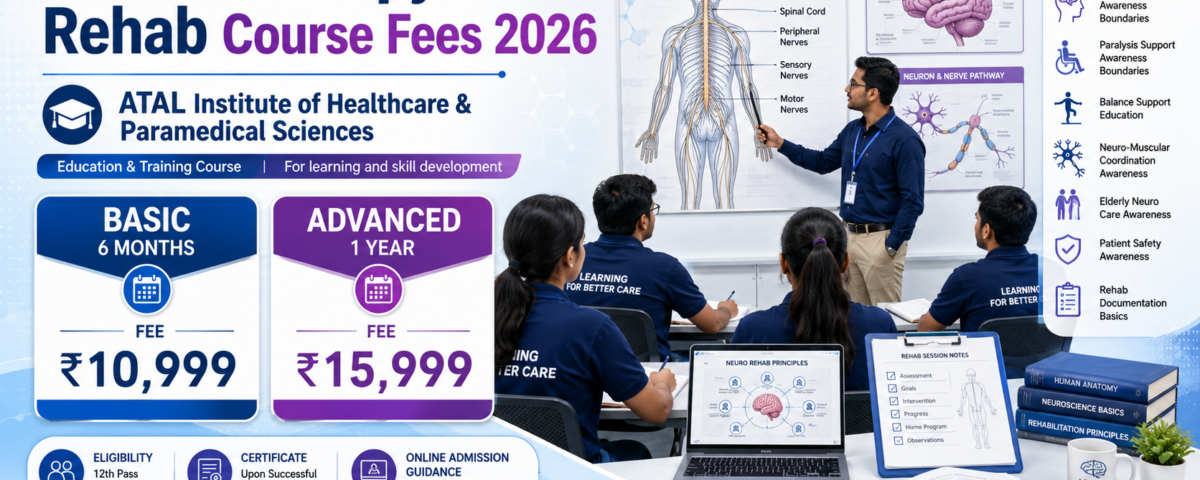 Neuro Therapy and Rehab Course Fees 2026 Basic vs Advanced eligibility subjects and admission at ATAL Institute