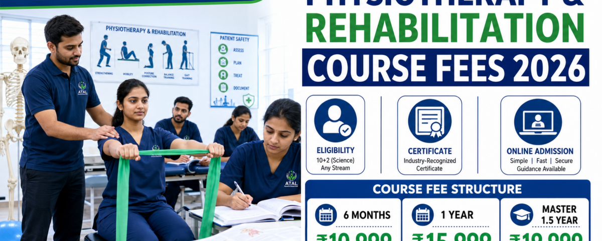 Physiotherapy Rehabilitation Course Fees 2026 Basic Advanced Master ATAL Institute