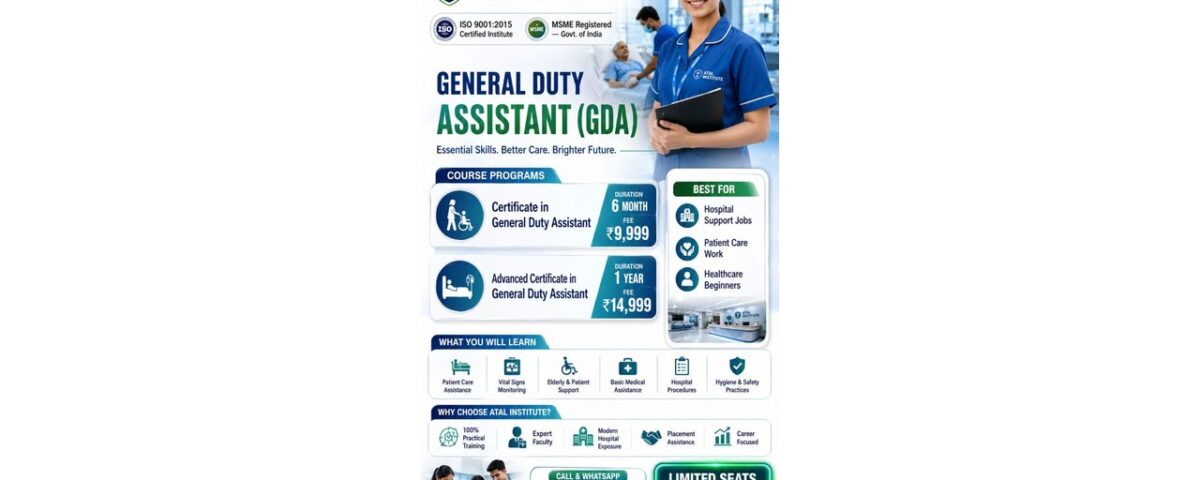 General Duty Assistant (GDA) Subjects 2026: Modules, Skills and Study Plan featured image