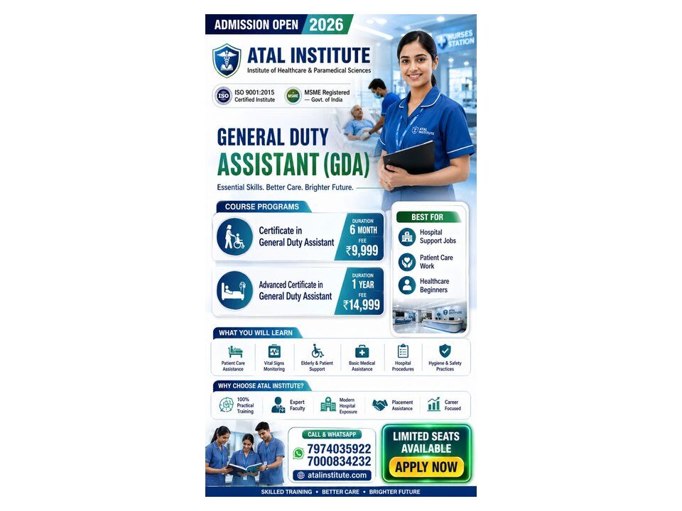 General Duty Assistant (GDA) Online Course 2026: Classes, Assessment and Student Login featured image