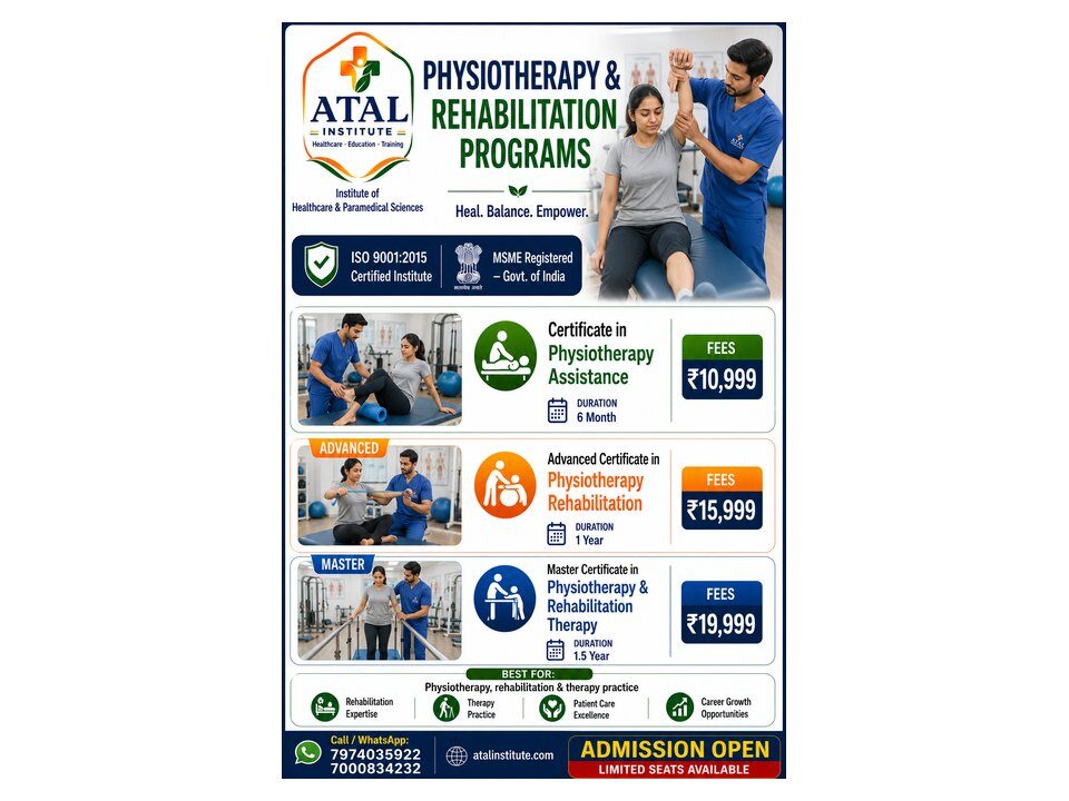 Physiotherapy & Rehabilitation Course 2026: Complete Guide, Levels and Learning Areas featured image